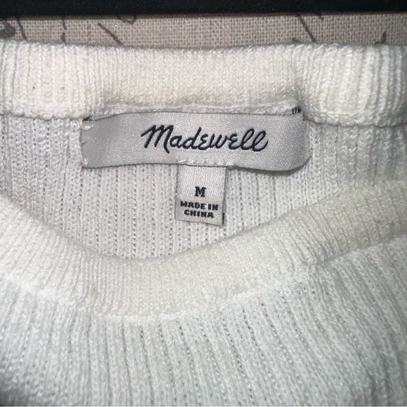 Madewell Ivory Knit Top - Picture 2 of 3